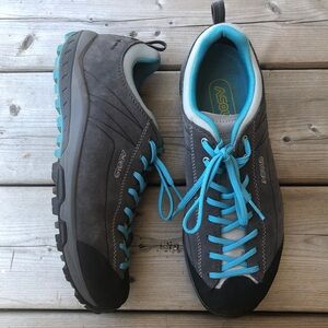 Women’s 10 Asolo Gore-tex Hiking Shoes Space Goretex Trail Outdoor Vibram Sole